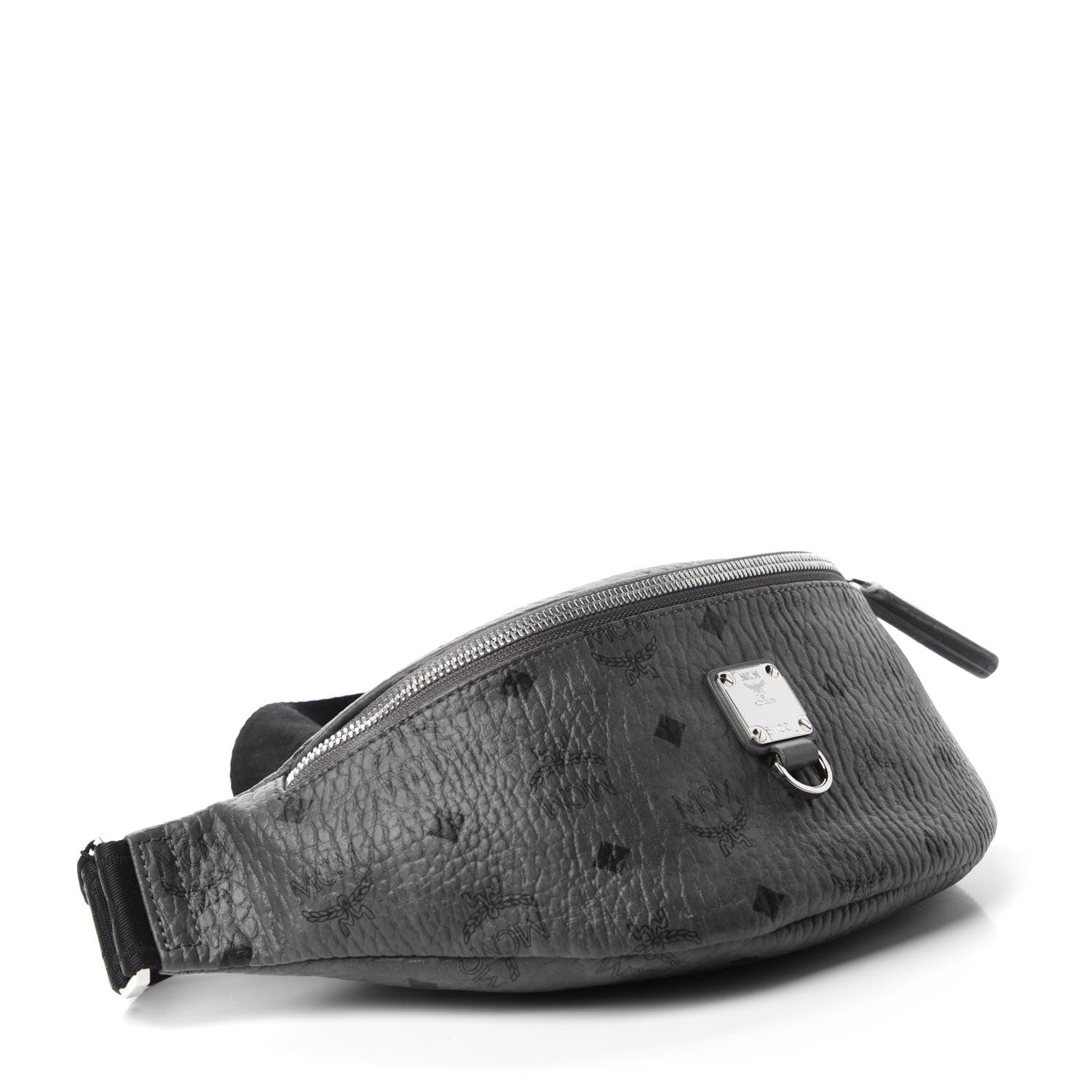 MCM Visetos Small Fursten Belt Bag Phantom Grey 4 of 11