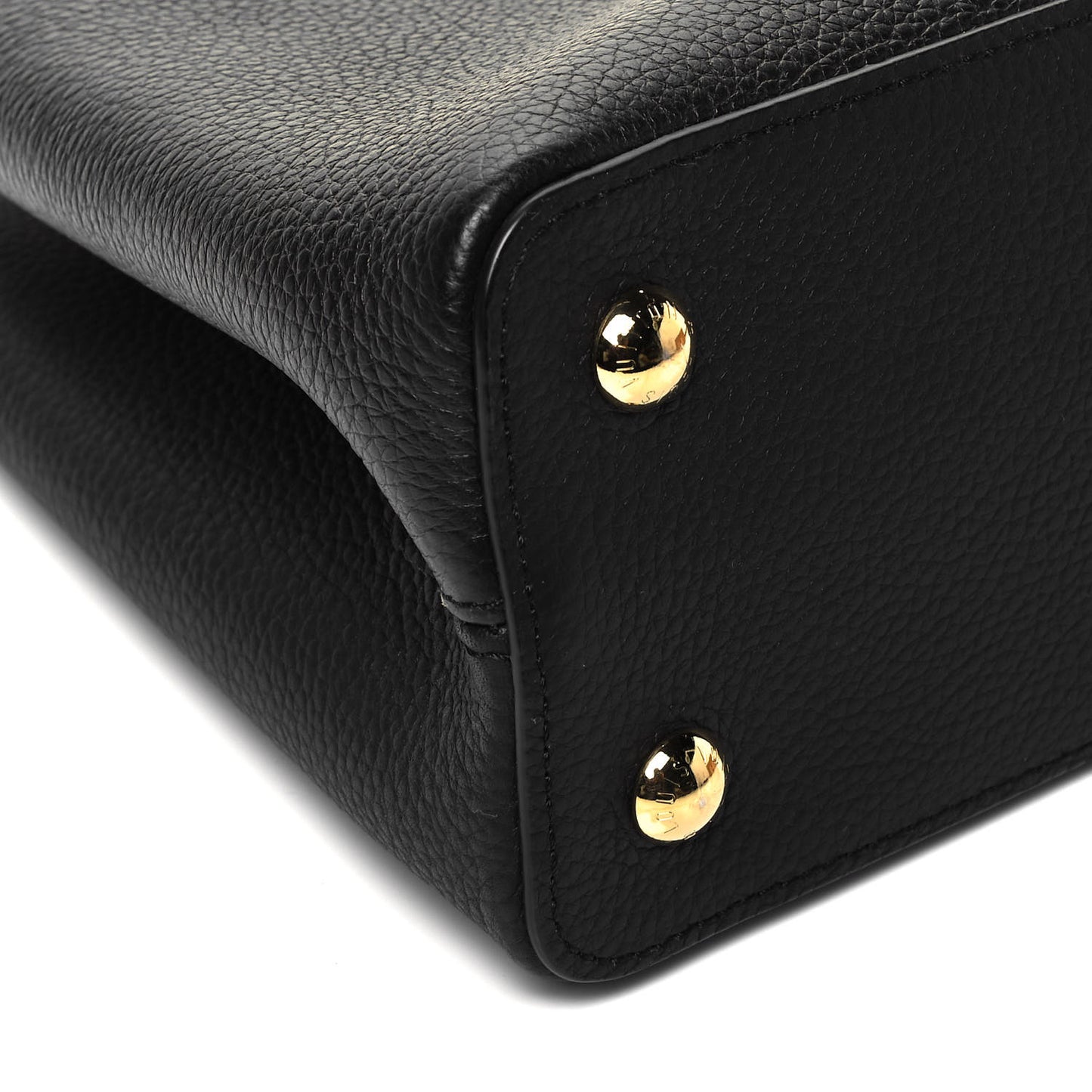 Taurillon Fleur De Lys Capucines PM Black