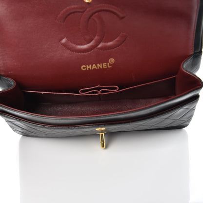 Chanel Lambskin Quilted Medium Double Flap Black 5 of 10