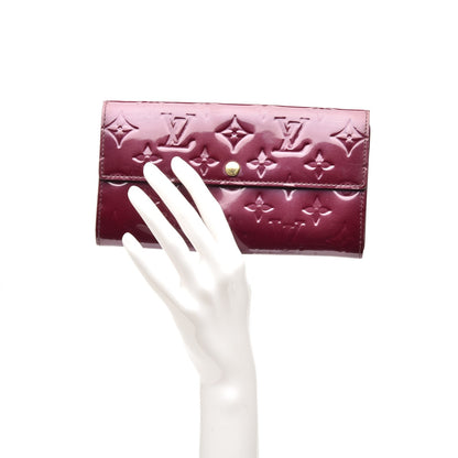 Louis Vuitton Vernis Sarah Wallet Violet 2 of 10