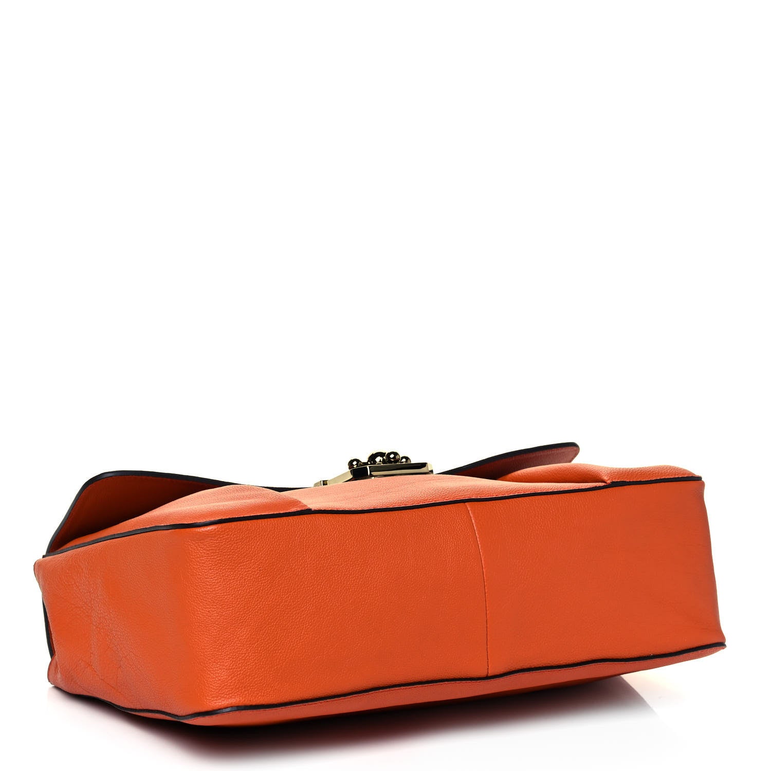 Chloe Goatskin Large Elsie Shoulder Bag Coral 4 of 10