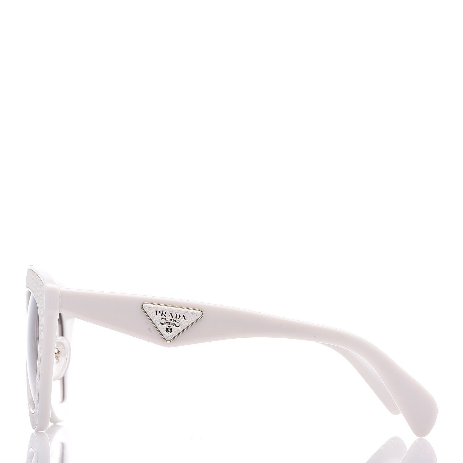 Prada Saffiano Cinema Sunglasses SPR14S White 3 of 8