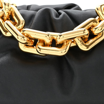 Bottega Veneta Calfskin The Pouch Chain Black 9 of 11