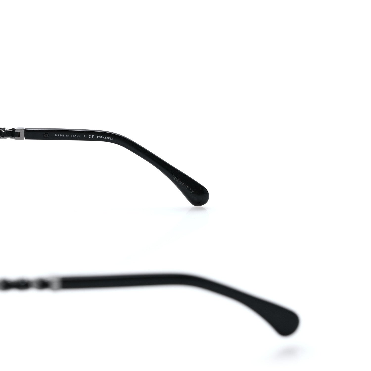 Chanel Metal Polarized Pilot Winter Sunglasses 4219-Q Black 8 of 9