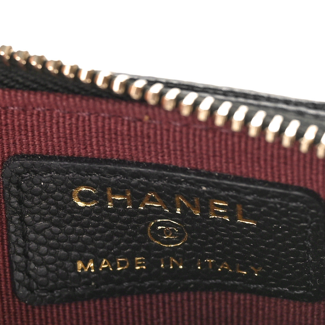 Chanel Caviar Quilted Flap Zip Card Holder Black 6 of 9