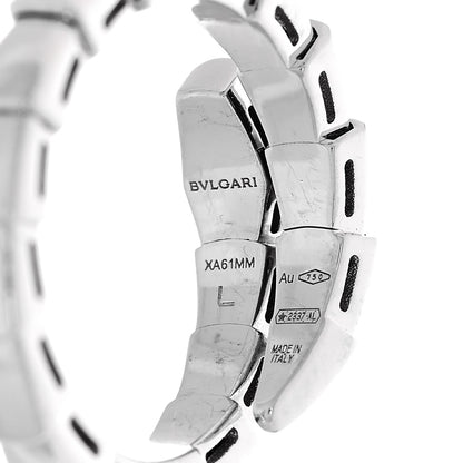 Bulgari 18K White Gold Serpenti Viper Ring L 4 of 5