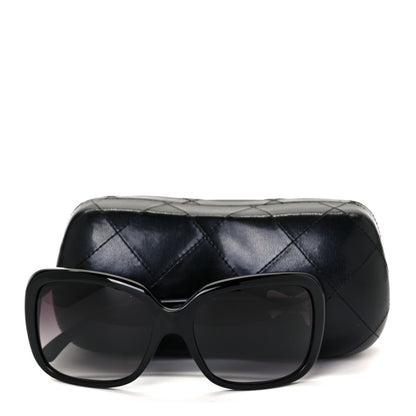 Chanel Acetate CC Bow Sunglasses 5171 Black White 8 of 8
