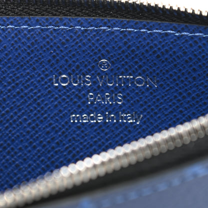 Louis Vuitton Monogram Taiga Coin Card Holder Cobalt 6 of 7