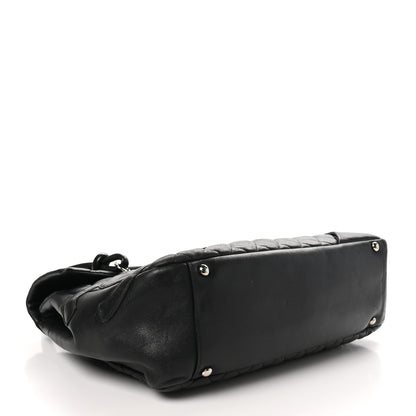 Chanel Calfskin Quilted Large Cambon Flap Black 4 of 12