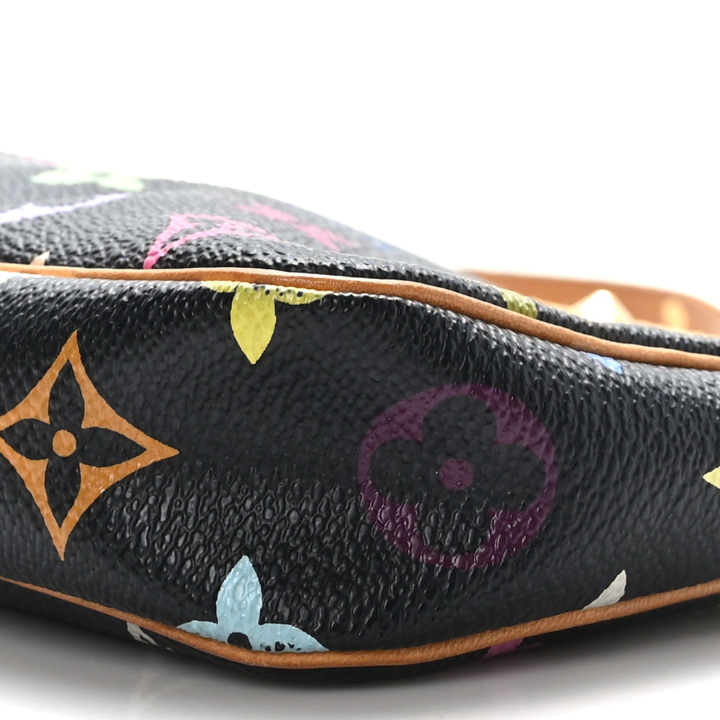 Monogram Multicolor Pochette Accessories Black