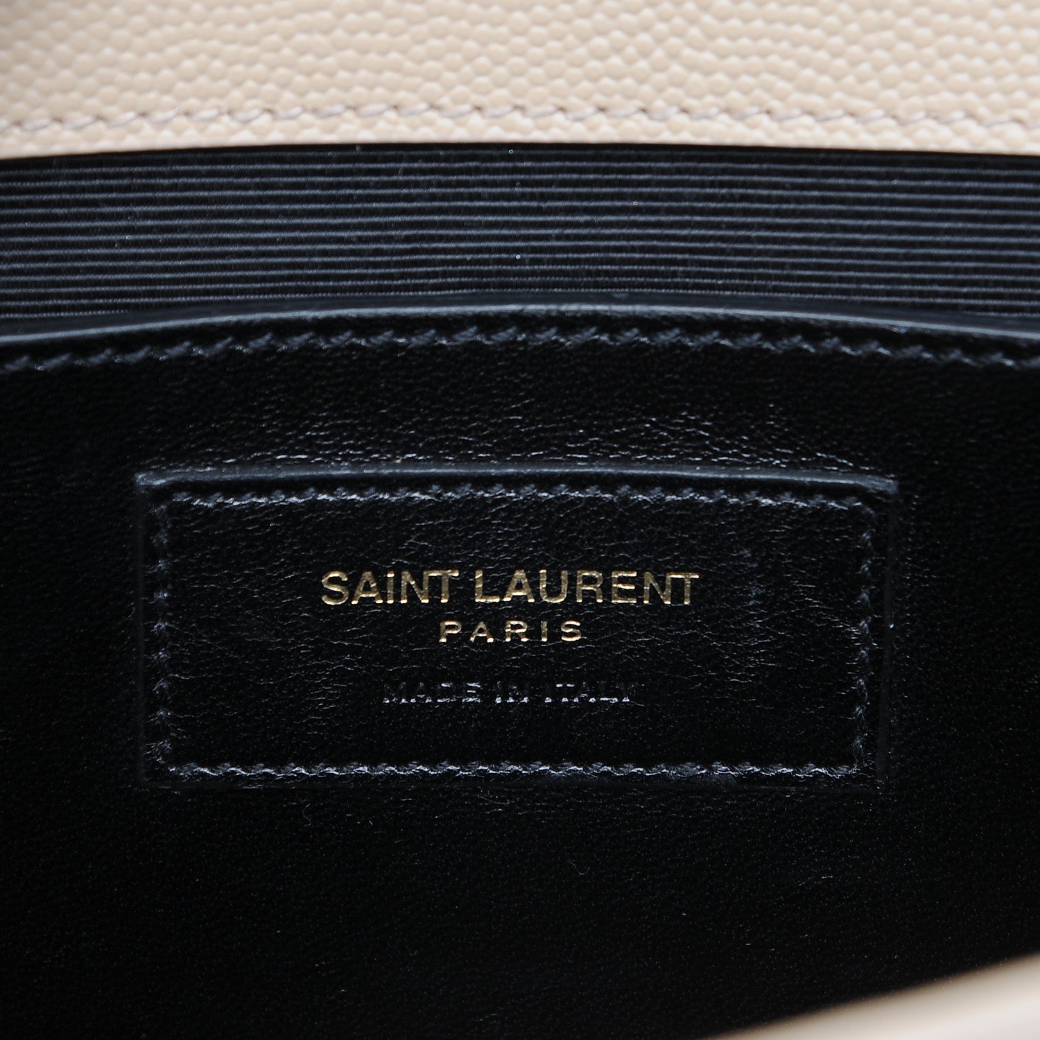 Saint Laurent Grain De Poudre Medium Monogram Kate Satchel Nude Powder 6 of 8
