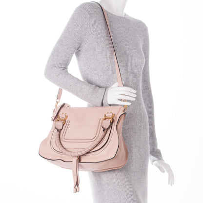Chloe Calfskin Medium Marcie Satchel Blush Nude 3 of 8