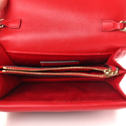 Valentino Garavani Calfskin VLogo Inlay Chain Pouch Rouge Pur White 5 of 18