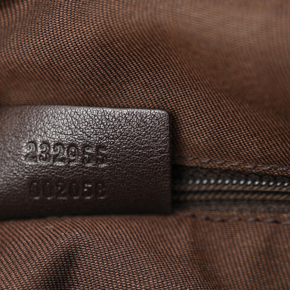 Gucci Monogram Medium Sukey Hobo Dark Brown 7 of 14