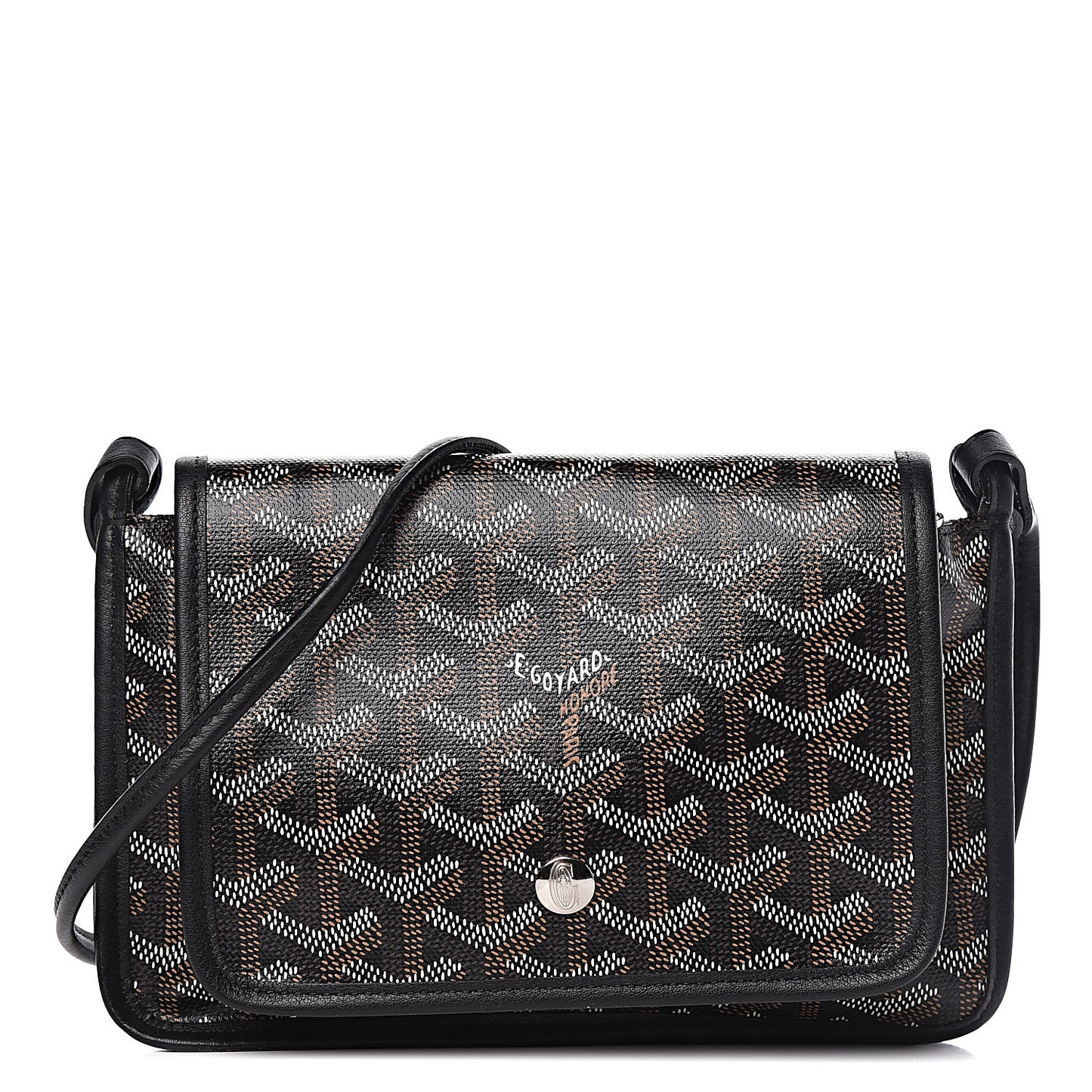 Goyardine Plumet Wallet Clutch Black