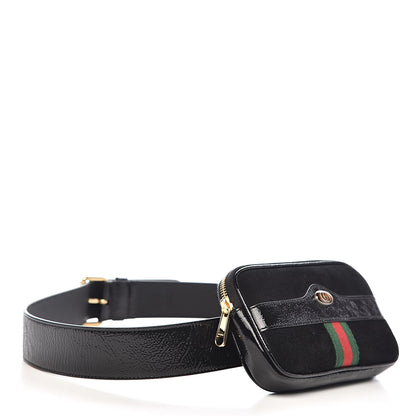 Gucci Suede Patent Ophidia Belted iPhone Case 105 42 Black 4 of 11