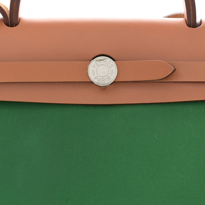 Hermes Toile H Vache Hunter Herbag Zip PM 31 Menthe Natural 10 of 14