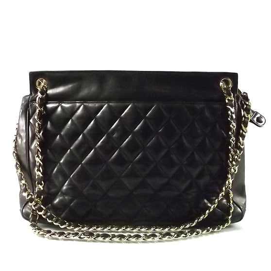 Chanel Lambskin Quilted Shoulder Bag Black 1 of 8