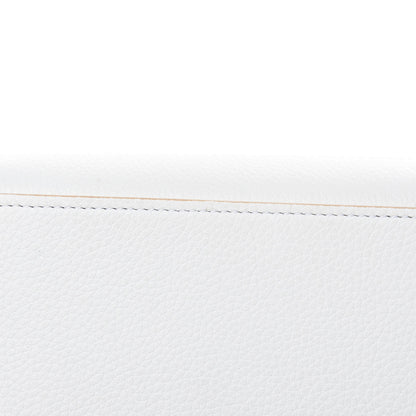 Celine Drummed Calfskin Nano Luggage Optic White 10 of 12