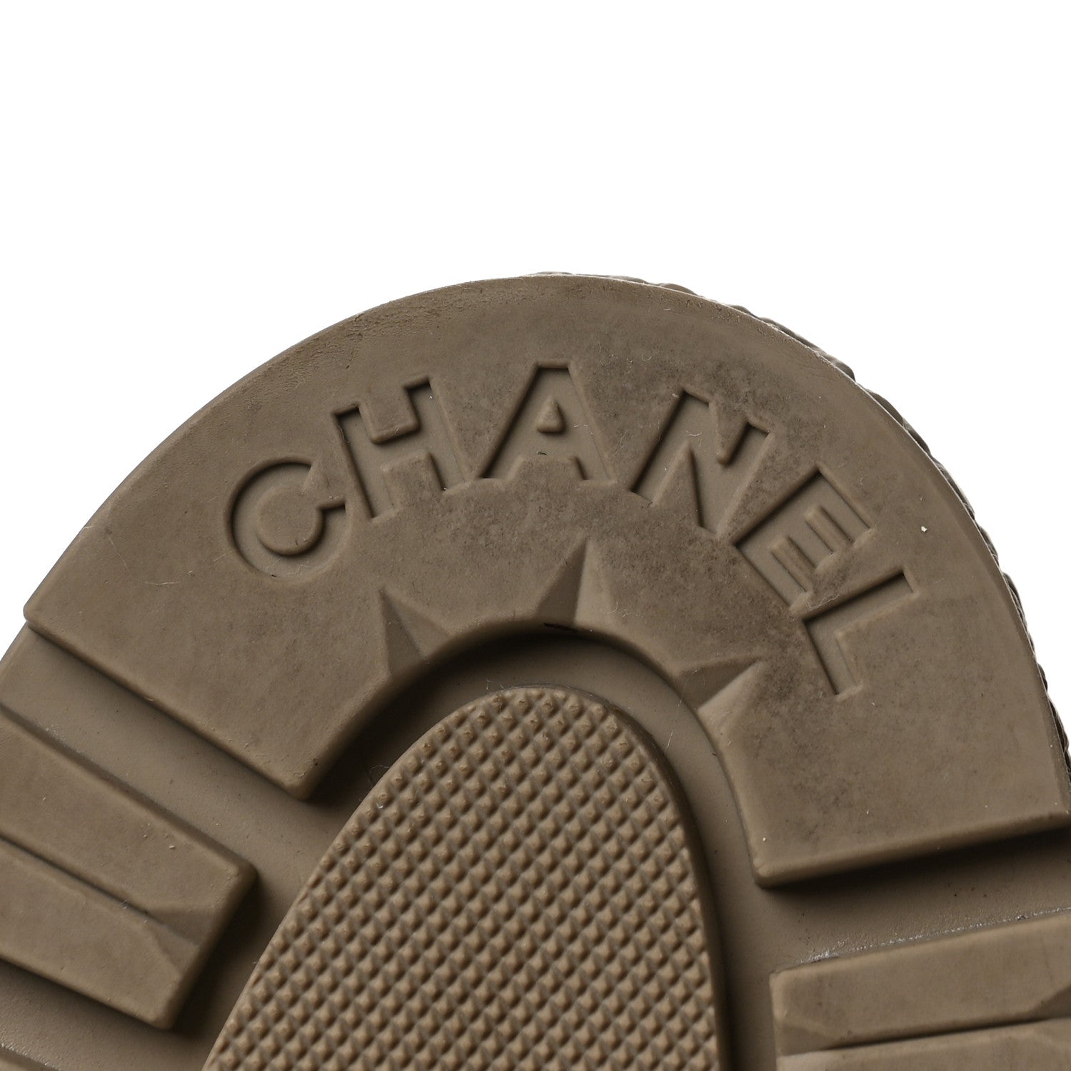 Chanel Calfskin CC Turnlock Lace Up Boots 39.5 Beige 8 of 11