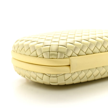 Bottega Veneta Satin Ayers Intrecciato Chain Knot Clutch Duchesse 8 of 9