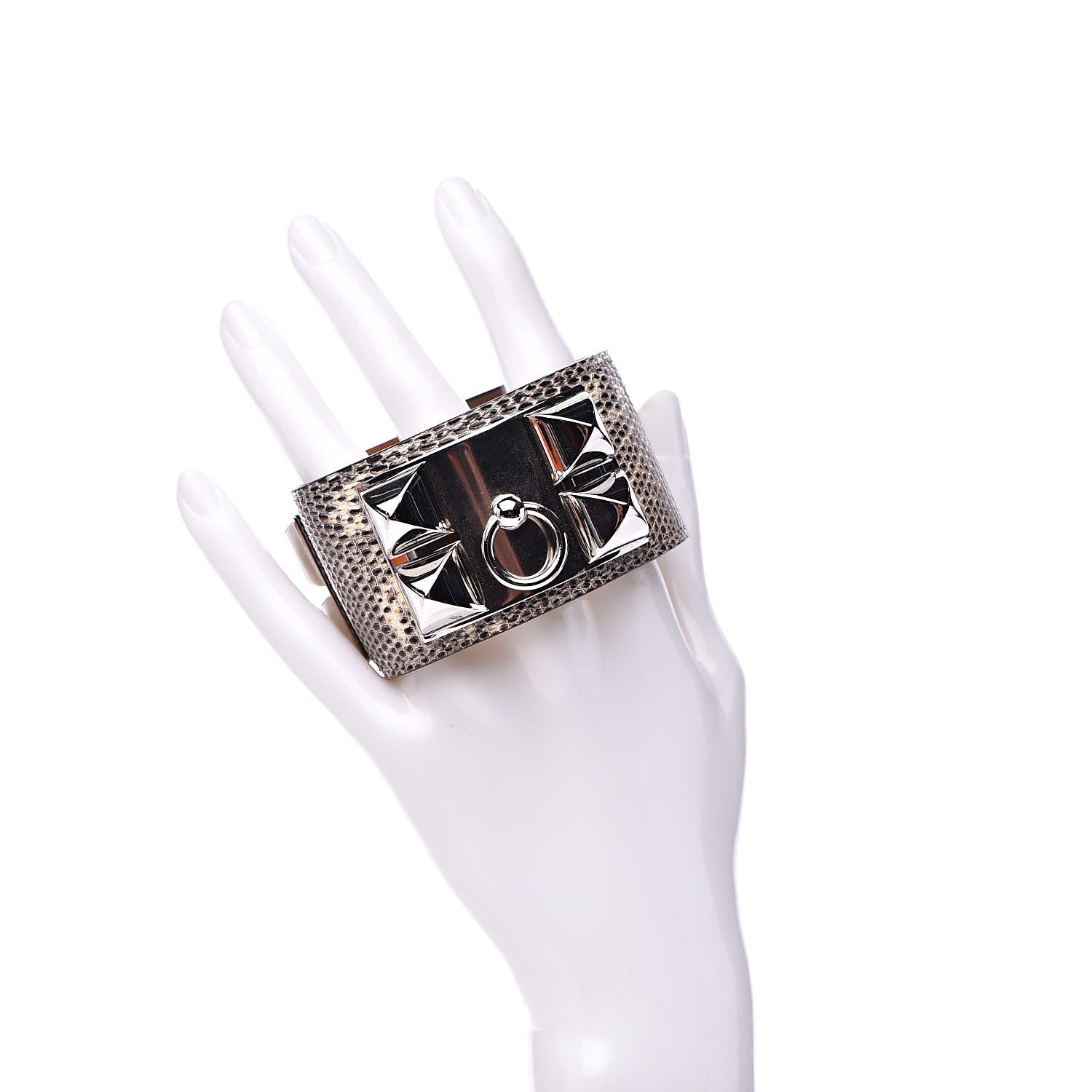 Hermes Lizard Collier De Chien CDC Bracelet S Ombre 2 of 7