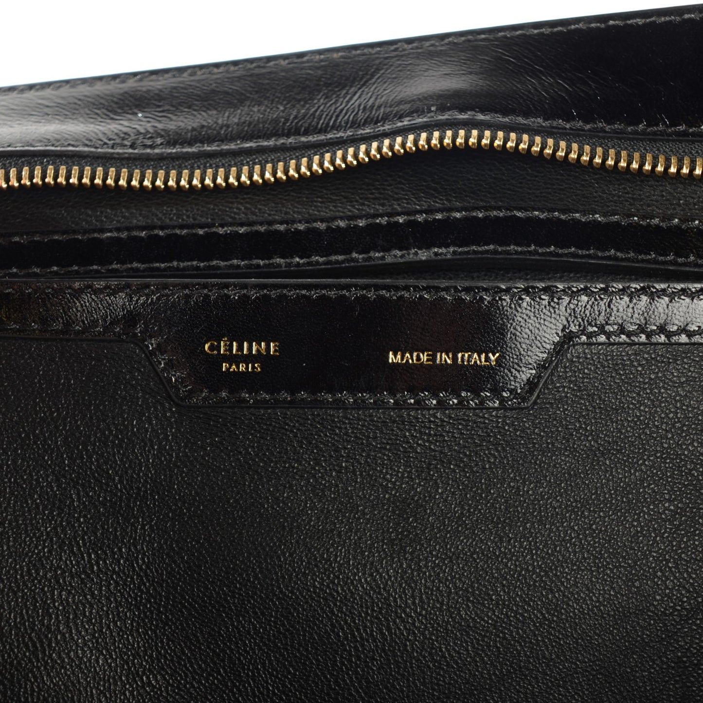 Vernice Suede Large Trapeze Black