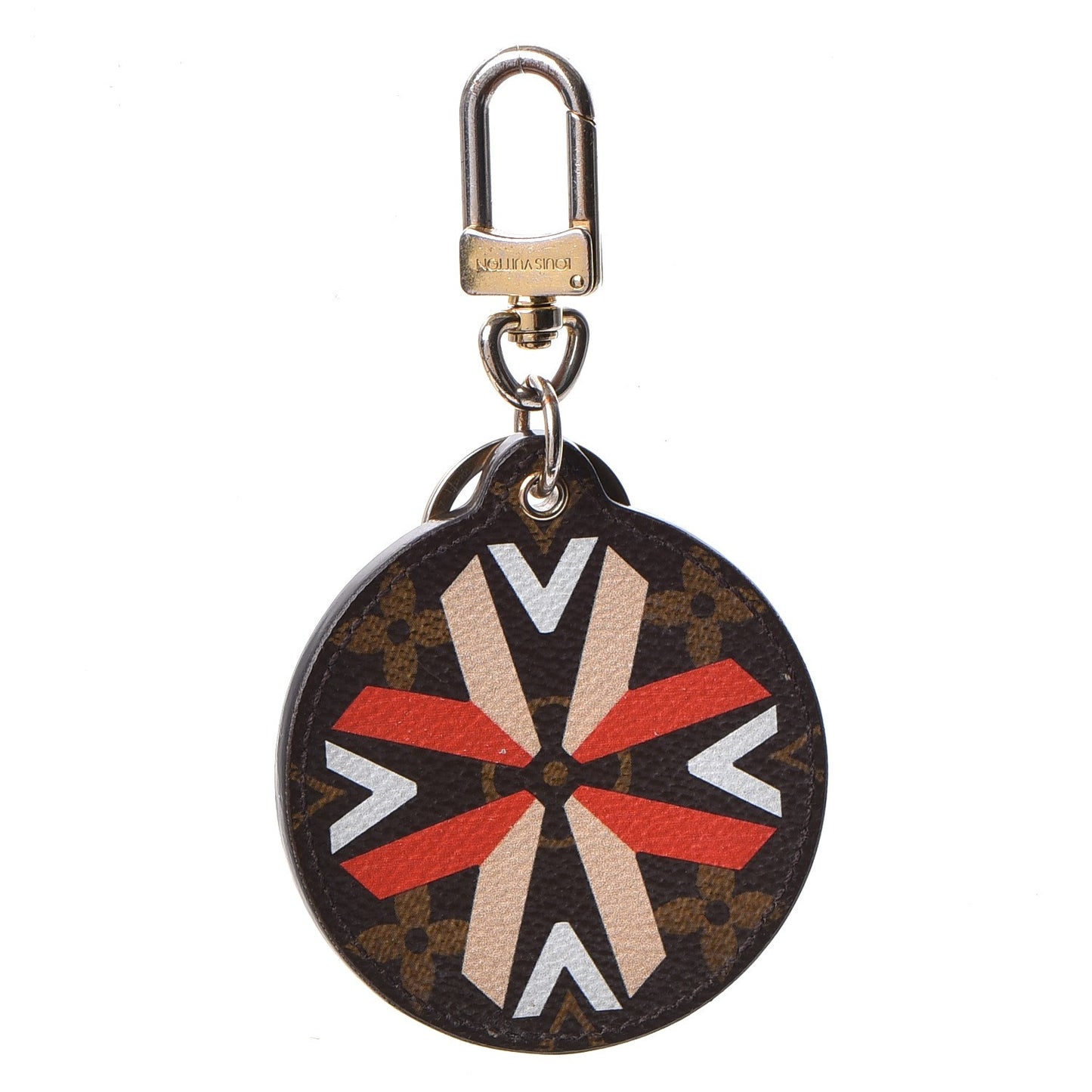 Monogram Illustre Multi V Bag Charm Key Ring