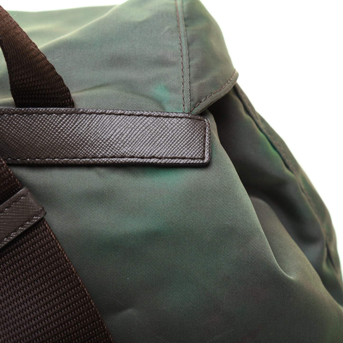 Tessuto Nylon Medium Backpack Fumo