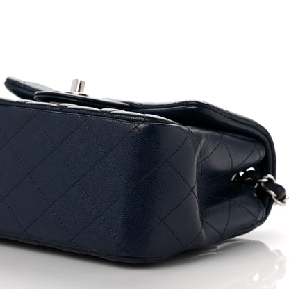 Chanel Caviar Quilted Mini Square Flap Navy 9 of 10