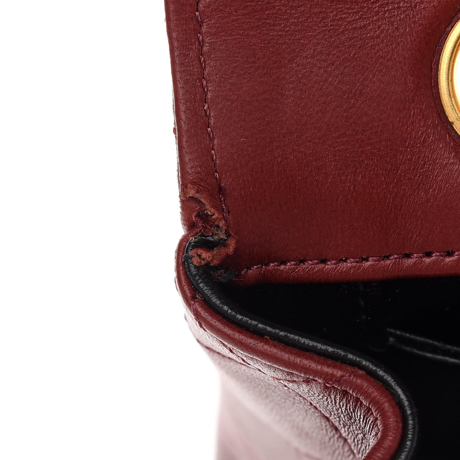 Chanel Lambskin Quilted Small Single Flap Red 16 of 16