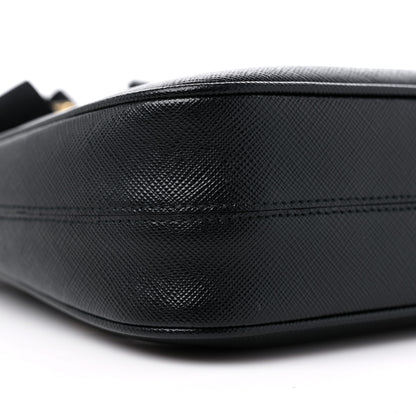 Prada Saffiano Lux Re-Edition 2005 Shoulder Bag Black 7 of 11