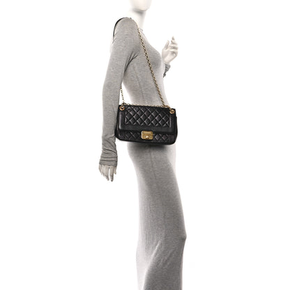 Chanel Lambskin Quilted Large Chic With Me Flap Black 2 of 10