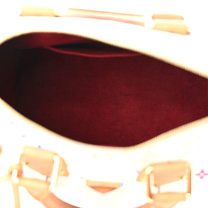 Louis Vuitton Monogram Multicolor Speedy 30 White 5 of 16