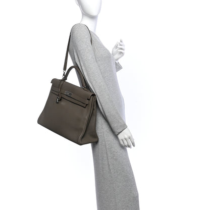Hermes Togo Kelly Retourne 40 Etain 2 of 11