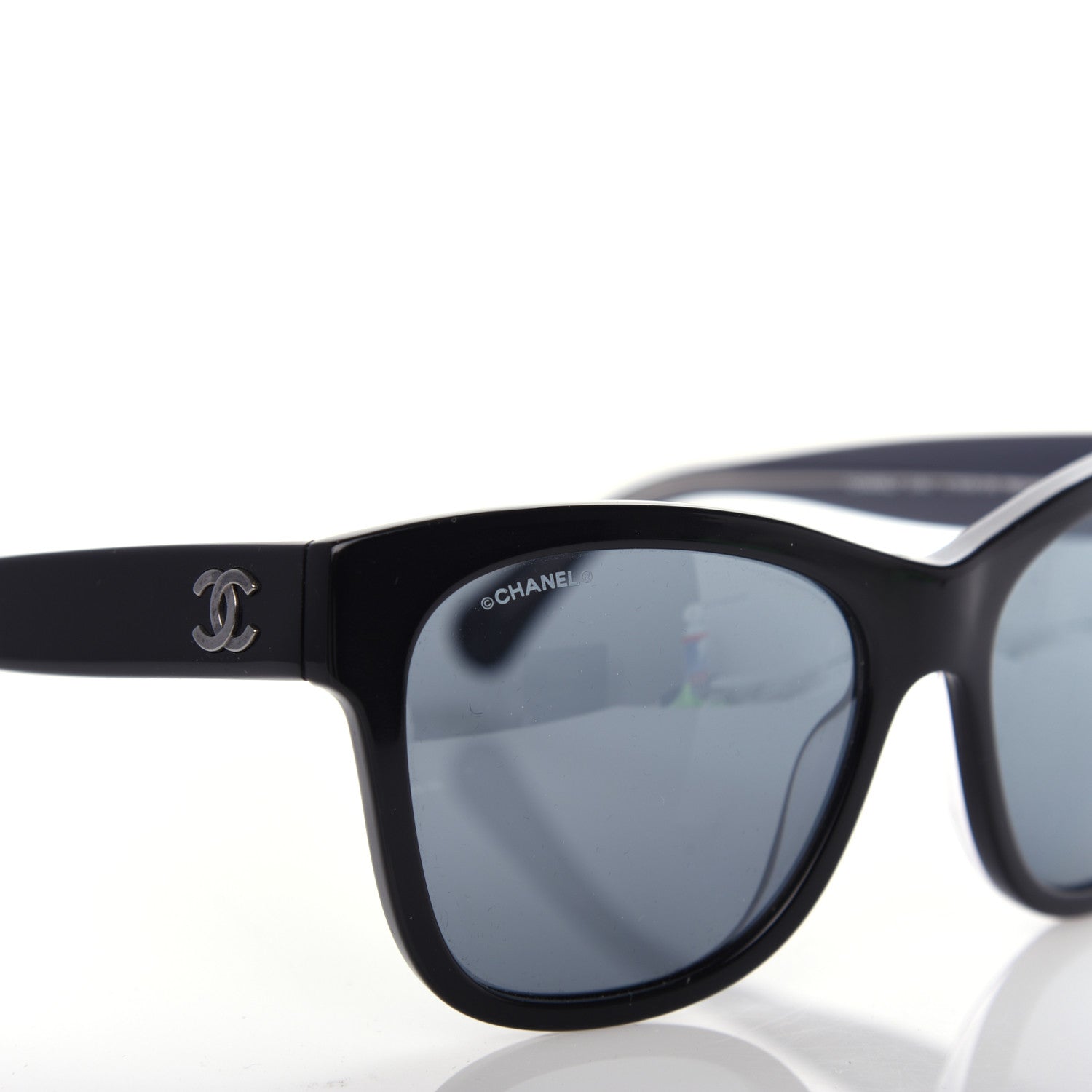 Chanel Acetate Square CC Sunglasses 5380 Black 7 of 7