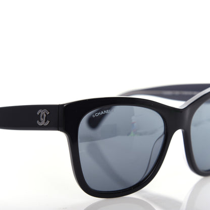 Chanel Acetate Square CC Sunglasses 5380 Black 7 of 7