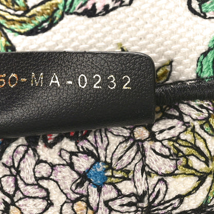 Christian Dior Canvas Embroidered Medium D-Constellation Book Tote Latte Multicolor 6 of 10