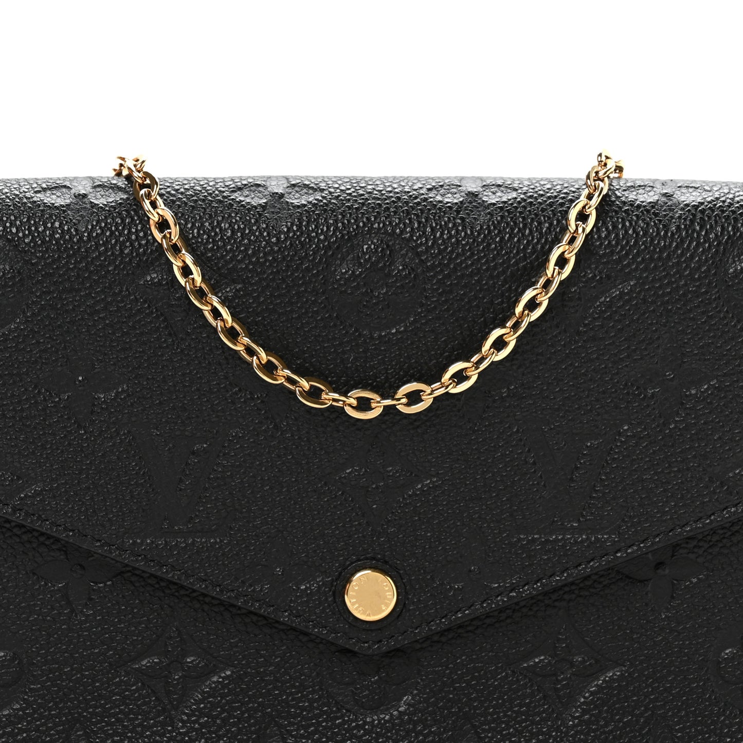 Empreinte Pochette Felicie Chain Wallet Black