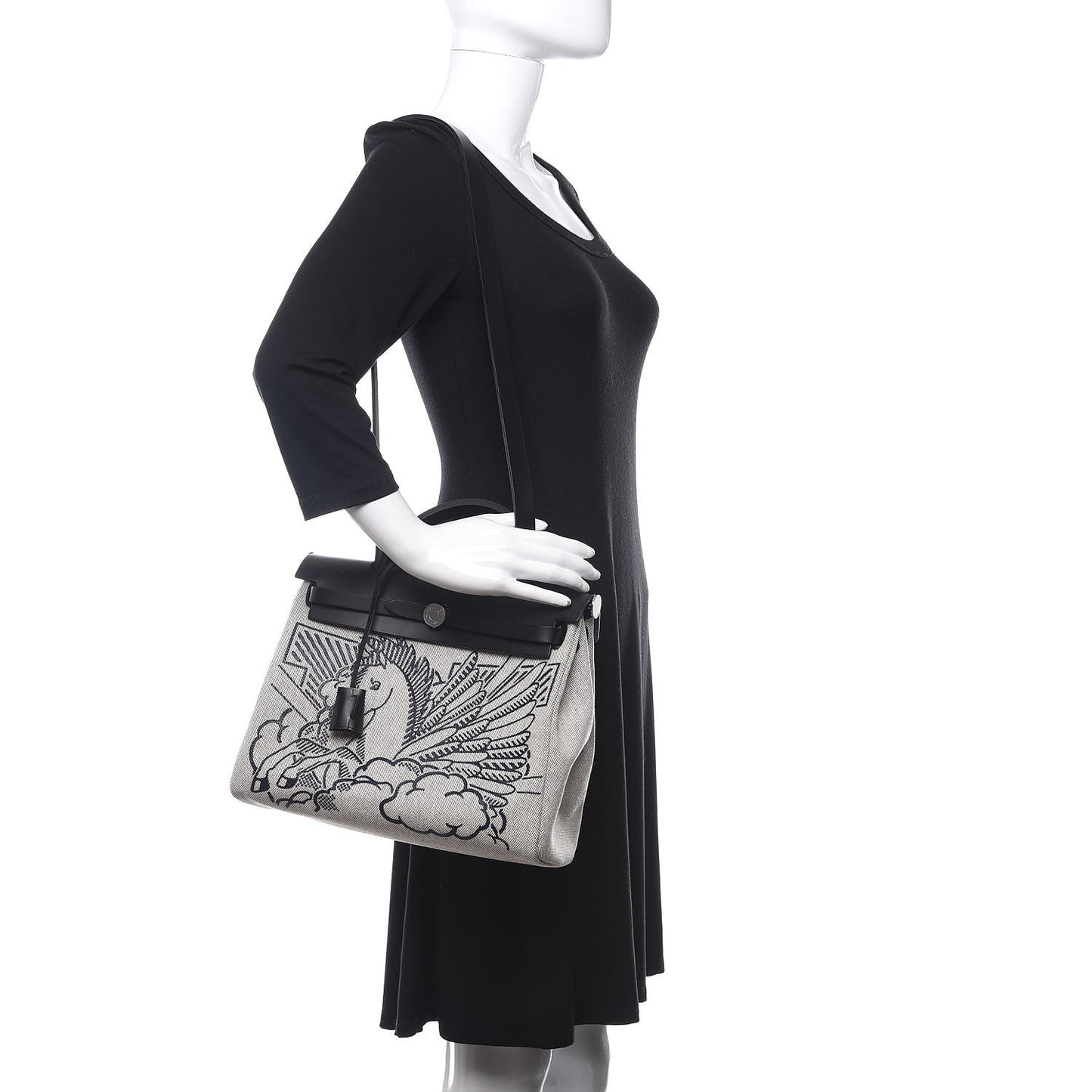 Vache Hunter Toile Pegase Pop Herbag Zip Retourne 31 PM Bleu Indigo