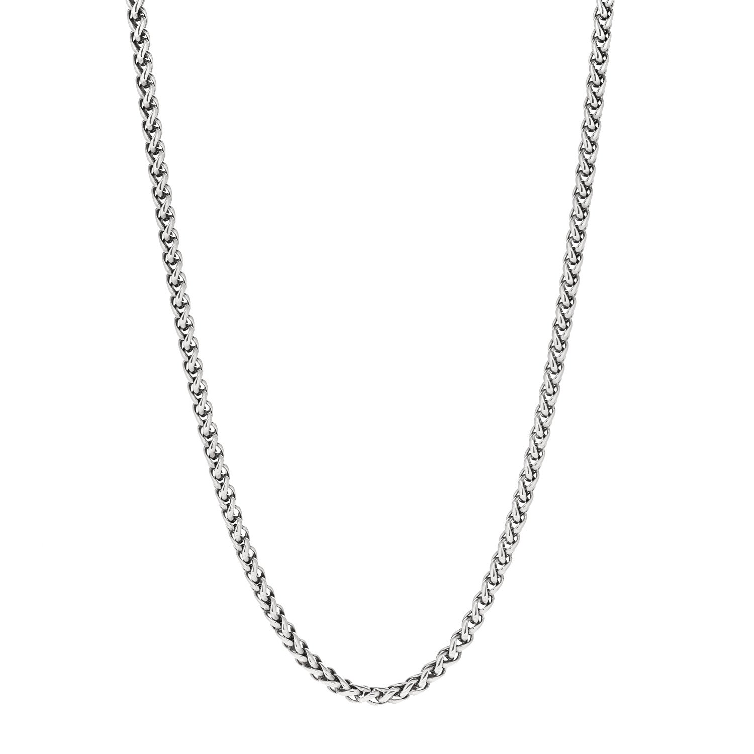 David Yurman Sterling Silver 4mm Wheat Chain Necklace 1 of 5