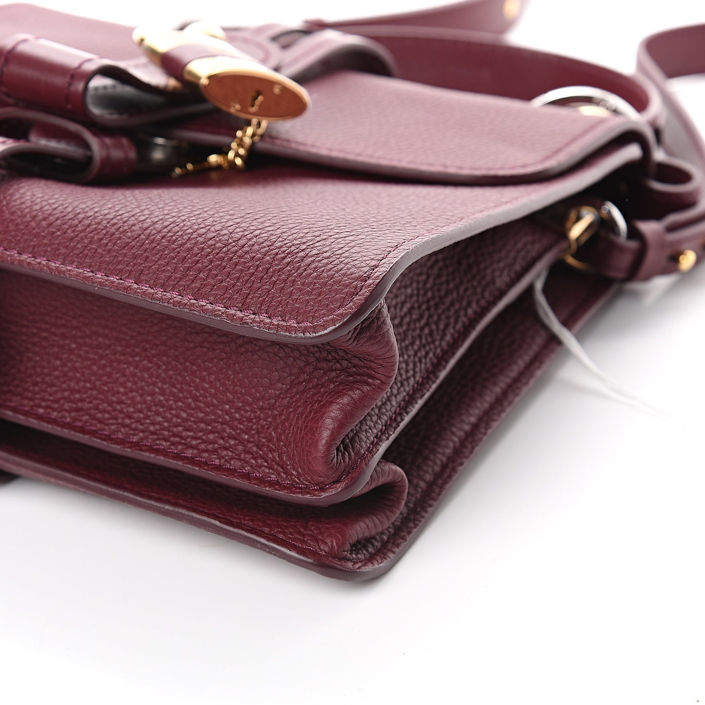 Grained Calfskin Medium Aby Day Shoulder Bag Red