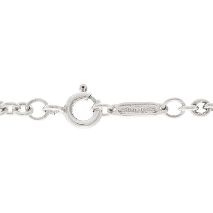 Tiffany Sterling Silver Round Padlock Charm Pendant Necklace 4 of 6