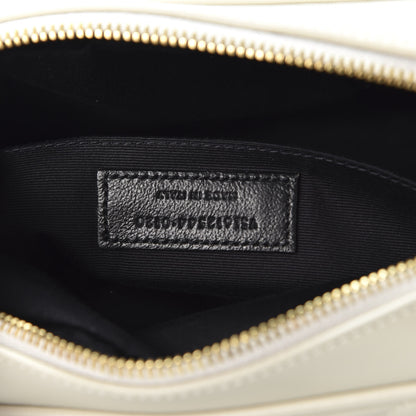 Saint Laurent Calfskin Matelasse Monogram Lou Camera Bag Crema Soft 8 of 9