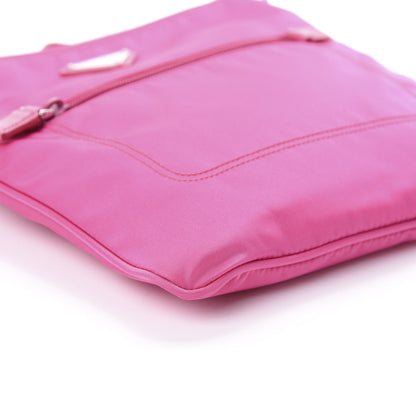 Prada Nylon Vela Flat Messenger Bag Fuxia 8 of 9