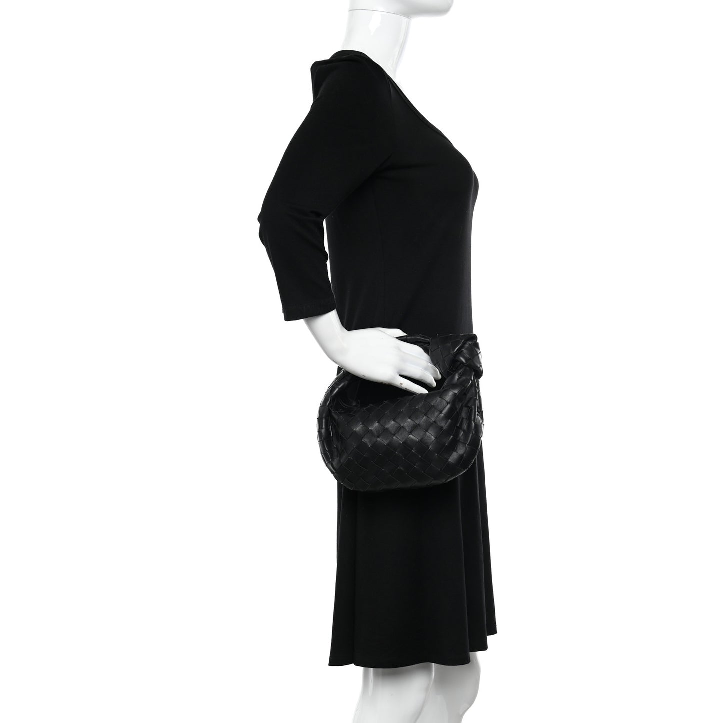 Nappa Intrecciato Mini Jodie Black
