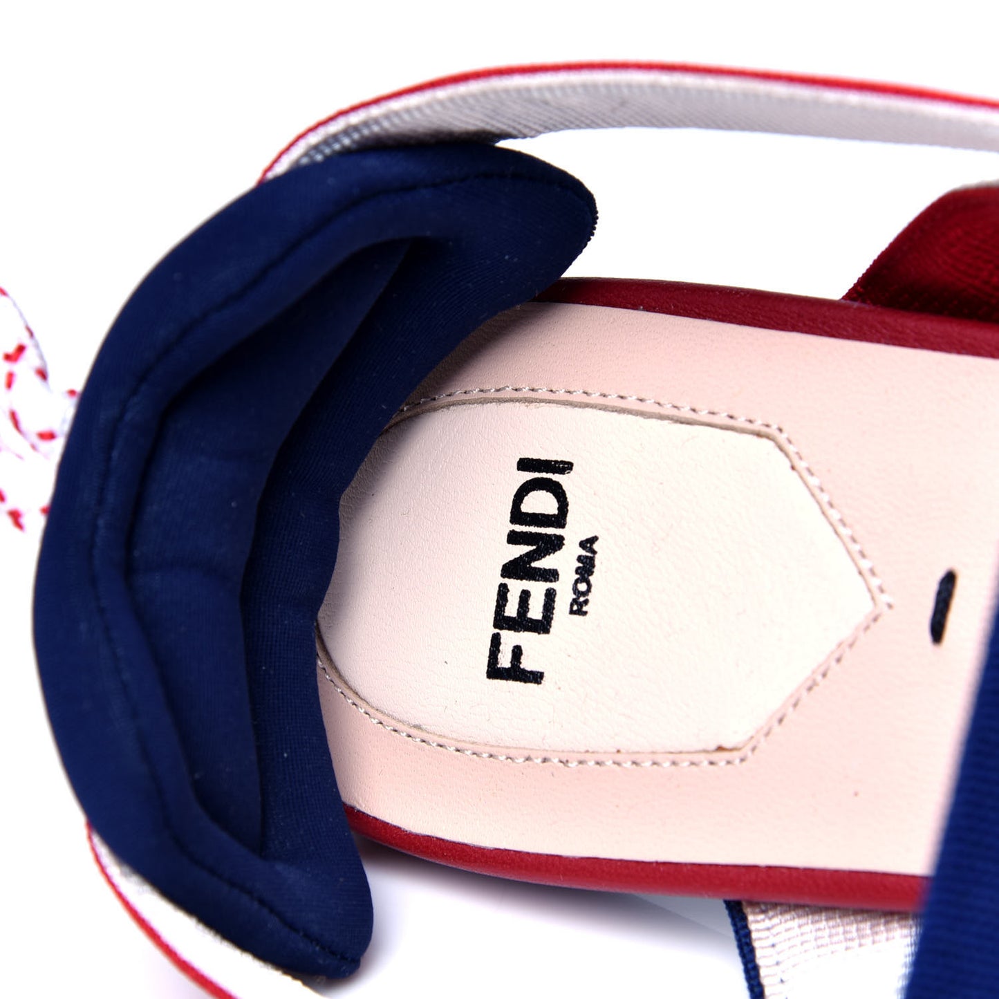 Technical Mesh FF Colibri Slingback Ballerina Flats 40 Tobacco Moro Saffiro Ciliegia