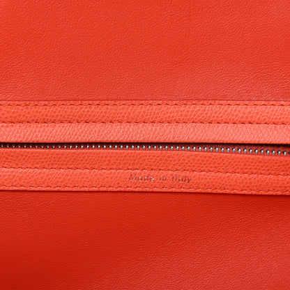 Celine Grained Calfskin Medium Phantom Luggage Coral 10 of 12