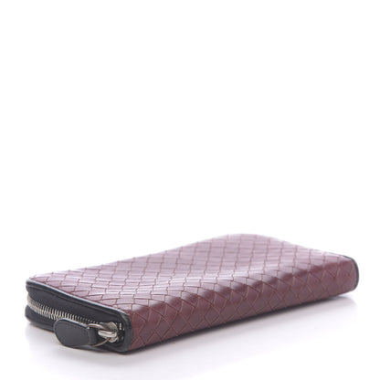 Bottega Veneta Nappa Intrecciato Zip Around Wallet Eclipse Black 4 of 7
