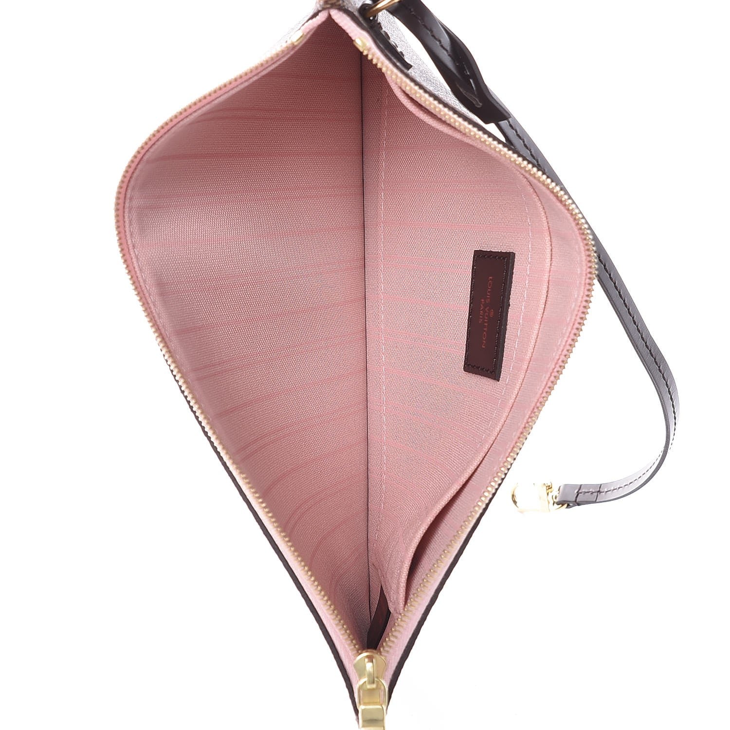 Louis Vuitton Damier Ebene Neo Neverfull MM Rose Ballerine 10 of 11